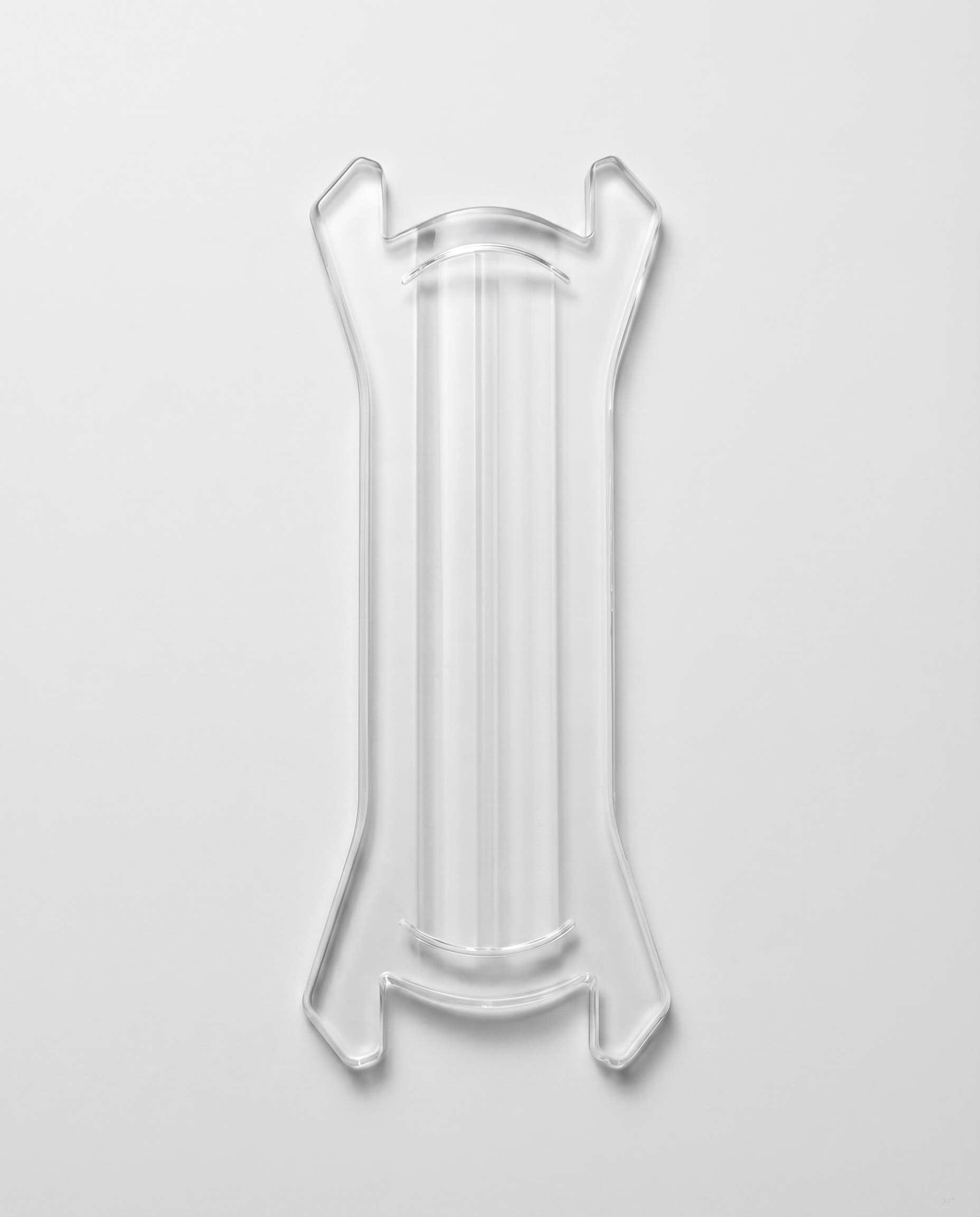 Close-up van transparante Peakform neusstrip voor betere ademhaling tijdens sport, transparent nasal strip