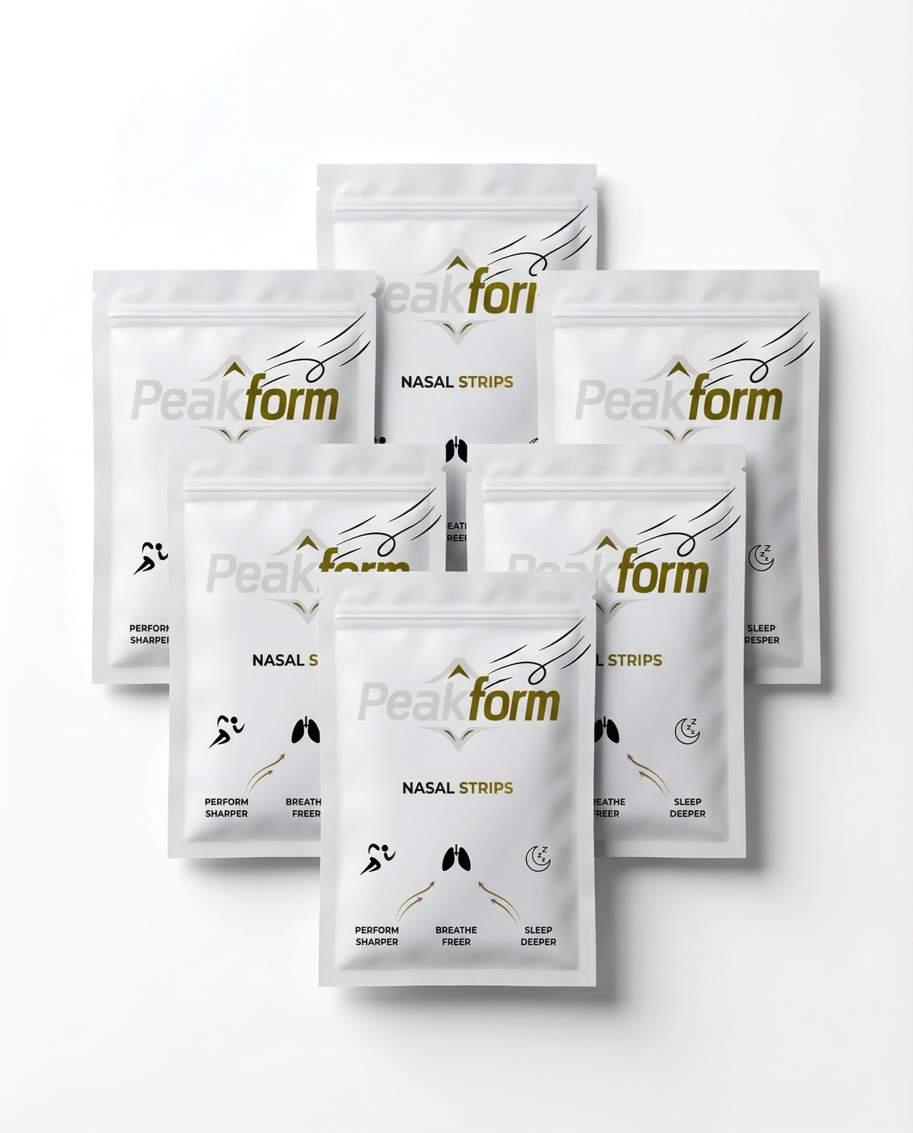 Peakform Club Box bundel met 180 transparante neusstrips voor teams, club box nasal strips bundle